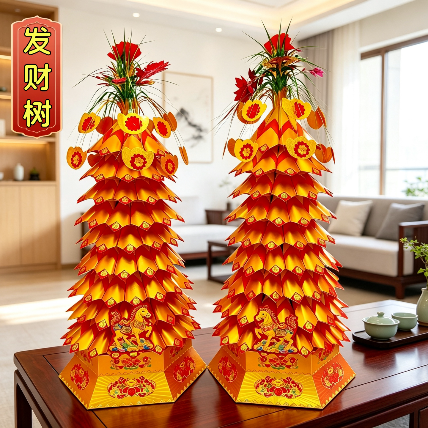 潮汕中秋折塔材料包新款2026节日装扮用品