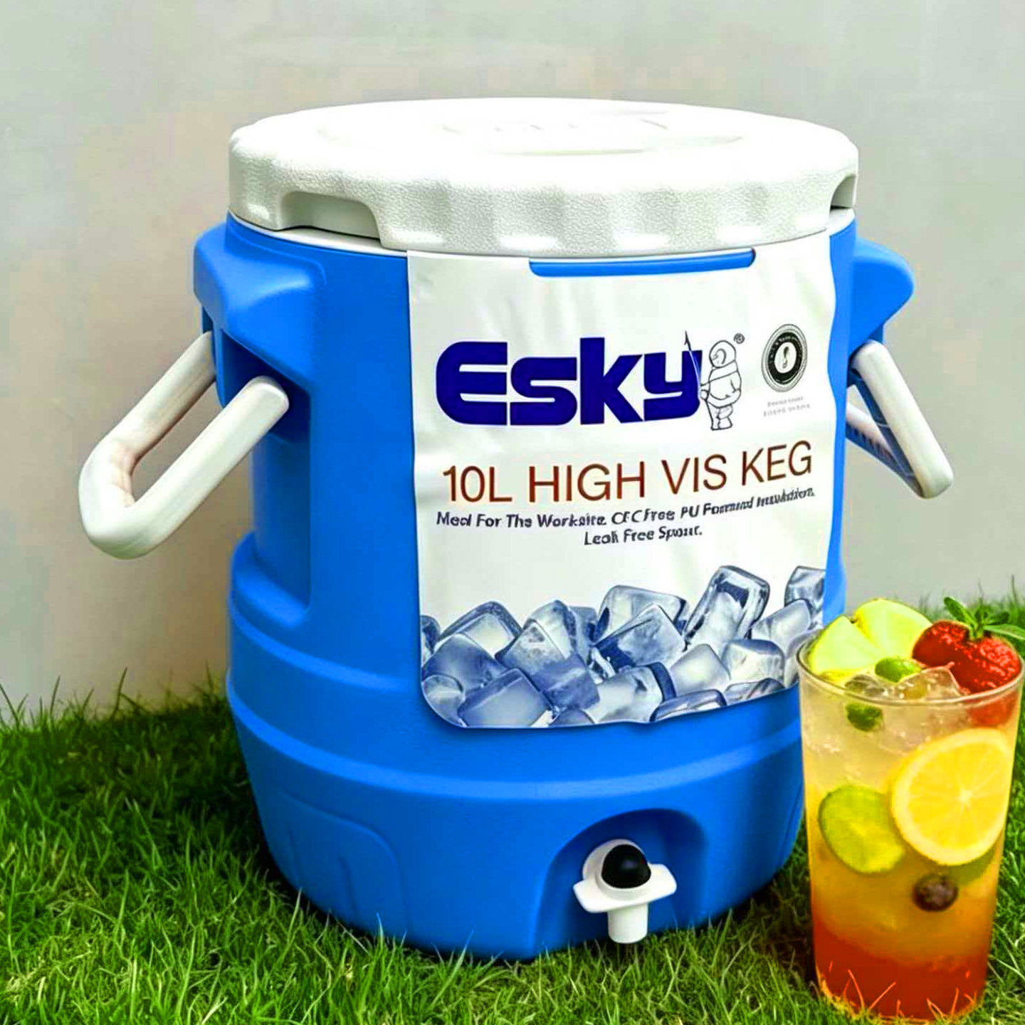 Esky奶茶桶保温桶啤酒桶扎啤桶饮料桶冷藏桶保鲜桶10升15L冰粒桶