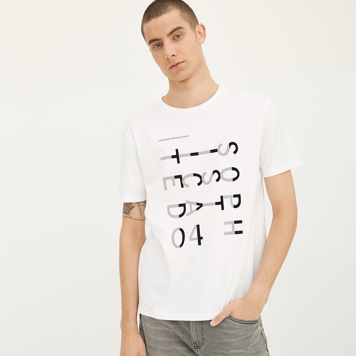 Jack Jones½Ü¿ËÇí˹ÄÐÃÞÖ²ÈÞ×Öĸ¶ÌÐäTÐôC|217301512
