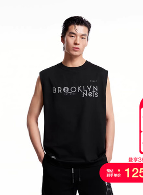 jq区绫致杰克琼斯NBA联名夏男背心舒适百搭潮肌理感字母胶印上衣