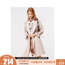 绫致ONLY春季新款宽松荷叶边休闲风衣外套女119136564