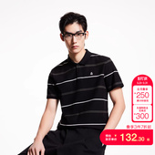 tq区绫致杰克琼斯夏胸前logo条纹基础上衣短袖 男 polo衫
