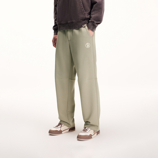 男时尚 卫裤 休闲裤 tq区绫致杰克琼斯春夏宽松舒适字母刺绣针织长裤