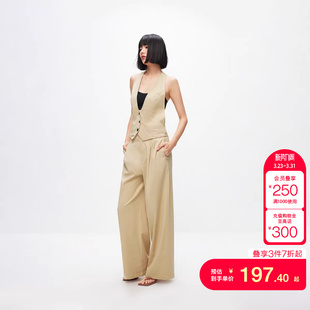 女时尚 tq区绫致ONLY春夏设计马甲高腰直筒连体裤 休闲裤
