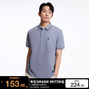 shirt polo 春夏2024牌运动上衣简约商务男装 j区绫致杰克琼斯男装