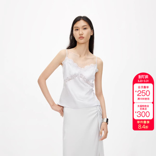 雪纺吊带内搭女潮 辣妹蕾丝吊带修身 绫致ONLY春夏新款 时尚