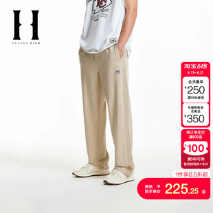 绫致SEASON HIGH长裤NFL联名舒适针织休闲裤男堪萨斯城酋长队