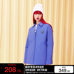 t区绫致ONLY2023秋冬季新款直筒90白鸭绒三防3D胶标短款羽绒服女