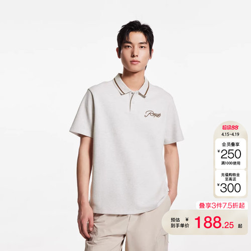 杰克琼斯上衣短袖polo衫