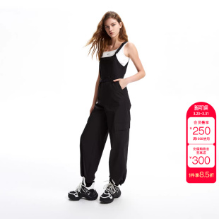 女士时尚 绫致Vero 背带长裤 春夏新高街潮流工装 Moda连体裤