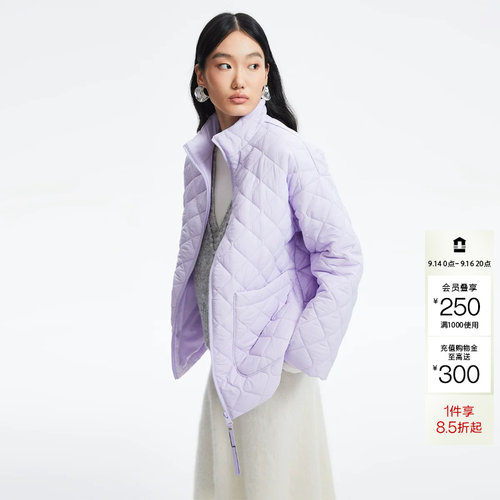 t区绫致Vero Moda棉服秋冬休闲舒适简约纯色外套女时尚
