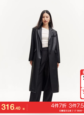 t区绫致Vero Moda风衣女秋冬时尚通勤简约HPU风衣外套潮