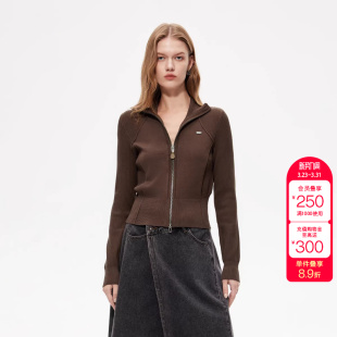 针织衫 绫致ONLY冬季 开衫 百搭保暖小高领显瘦短款 女 新款