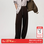 新款 NBA联名松弛香蕉裤 高腰长裤 绫致ONLY2025冬季 休闲裤 女