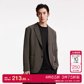 tq区绫致杰克琼斯秋冬时尚 潮流上班商务休闲纯色宽松西服外套男