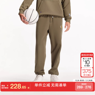 绫致杰克琼斯秋冬NBA联名湖人队贴布百搭束脚休闲裤 男 长裤