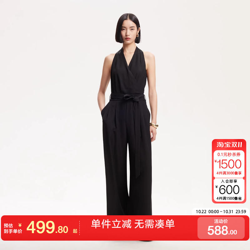 VeroModaV领无袖连体裤