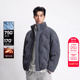 绫致杰克琼斯男冬季 立领发热内里略宽松上衣 羽绒服纯色百搭款
