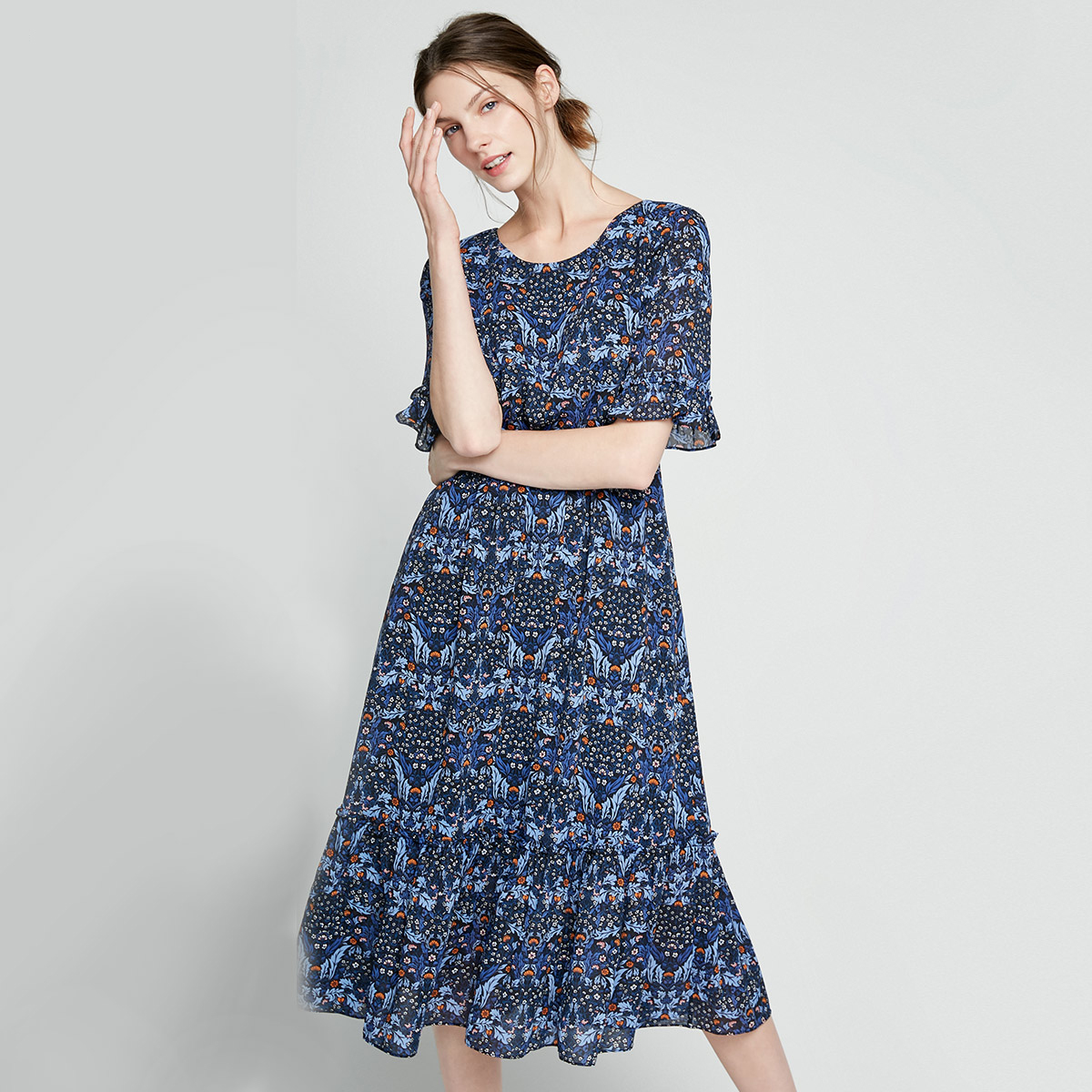 Vero Moda¹«Ö÷Ðä¸ßÑüË黨ѩ·ÄA°ÚÁ¬ÒÂȹ|31736Z514