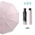 Light pink【 pure color★10 bones enlarged]★Effective cooling★Use in rain or shine