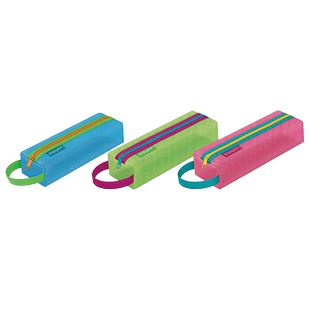 Foldermate富美高网格杂物袋三角包. 收纳袋轻生活系列网纹撞色钥匙包卡包零钱袋811透明半透830明零钱包