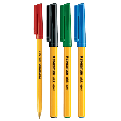 施德楼stick430m铠甲武士原子笔