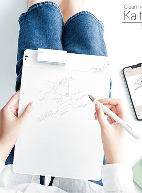 日本PLUS普乐士√人气|白板书写手写板kaite魔商务板环保家用写字玩具学生手写板儿童画画板助教小黑板