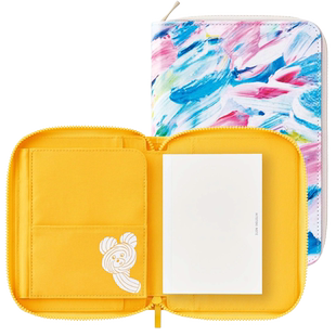 圆周拉链布面手帐型笔记 锦宫HITOTOKI NOTE护照漫画尺寸多规格封面自填日期易撕可换芯手帐笔记本