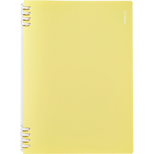 锦宫kingjim色彩之选√升级版.B5活页本|笔记本 a5活页本 a4轻薄活页夹360度翻转学生简约设计线圈记事本