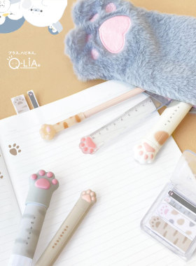 日本Q-Lia肉球爪爪文具套装