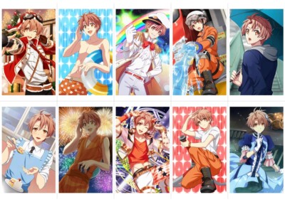 idolish7和泉三月小卡贴纸马口铁吧唧徽章挂饰串卡镭射哑光亮面
