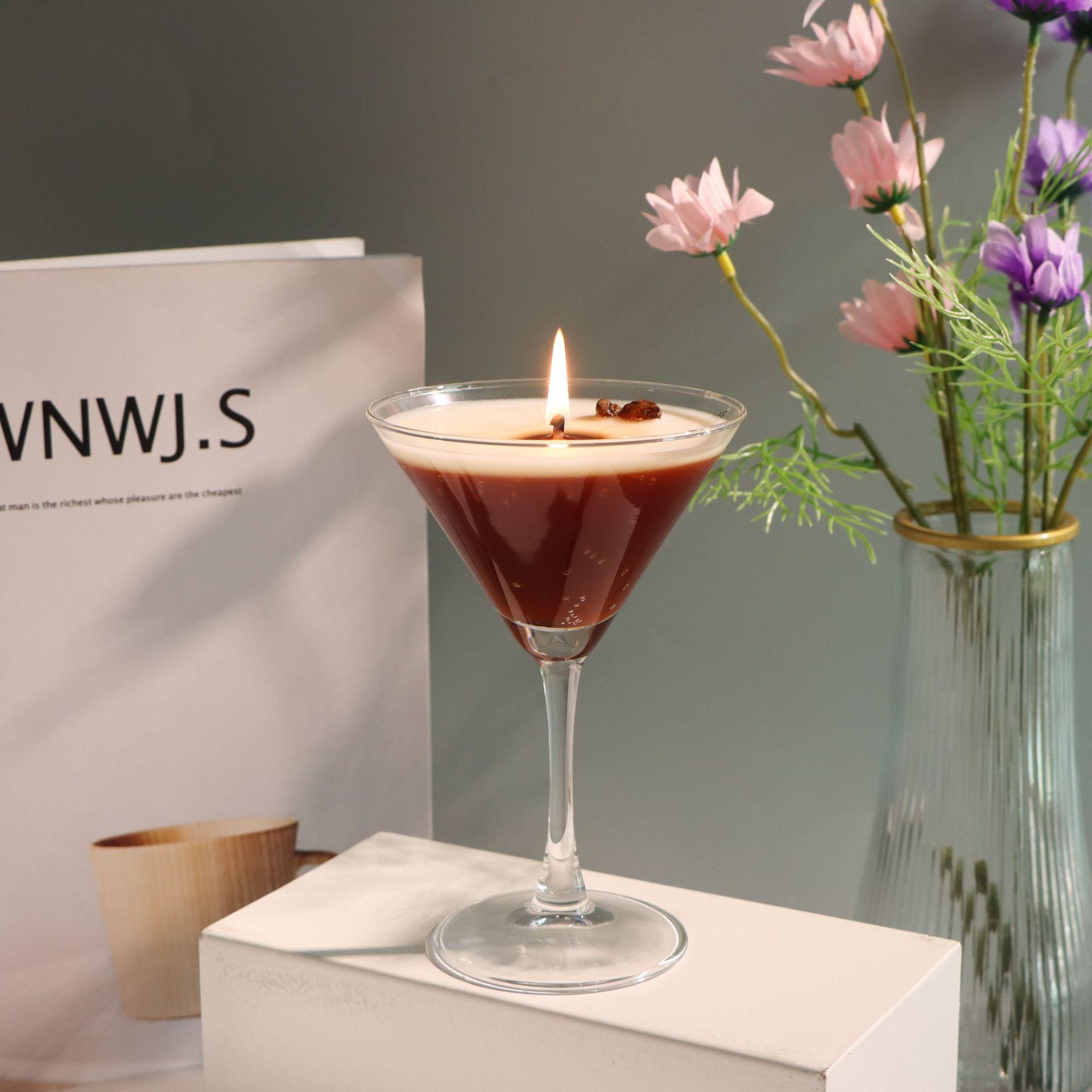 高脚杯香薰蜡烛礼盒小众生日伴手礼女生朋友闺蜜礼物家用室内卧室