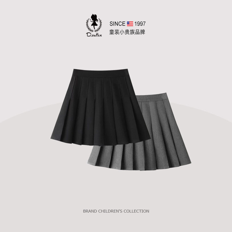 D.Bkyer高级女童半身裙jk短裙图片