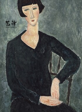 T181【意大利】莫迪里阿尼（Amedeo Modigliani）油画、素描图库