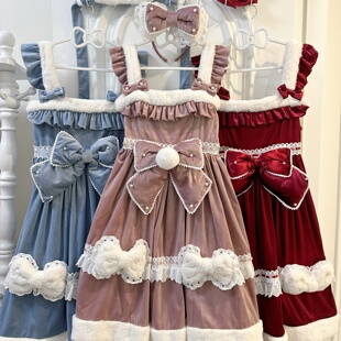 新款 喜欢请收藏 BUNNY魔法森林 原创设计 丝绒JSK