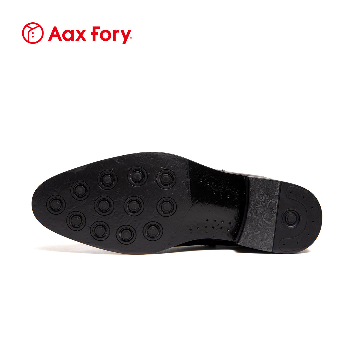 AAXFORY HANDMADE BROGUE COWHIDE MENS CHELSEA BOOTS PATENT LEATHER GLOSSY SLEEVE HIGH-TOP LEATHER SHOES BRITISH STYLE