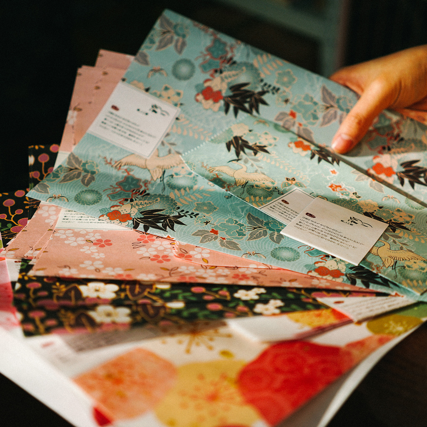 日式和风文艺浪漫信封信纸