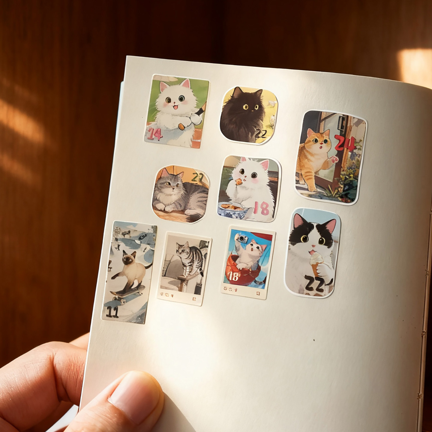 喵趣日常可爱日付贴纸