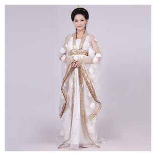 改良古装汉服唐风仙女装夏季日常中国风唐朝服装影楼清新飘逸抖音