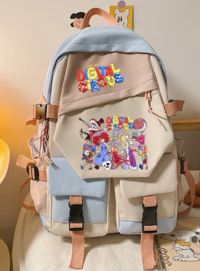 神奇数字马戏团书包the amazing digital circus中小学生双肩背包