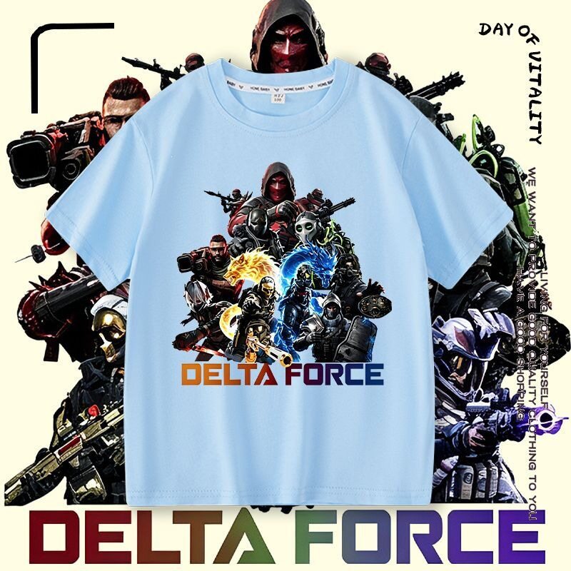 休闲短袖DELTAFORCE三角T恤