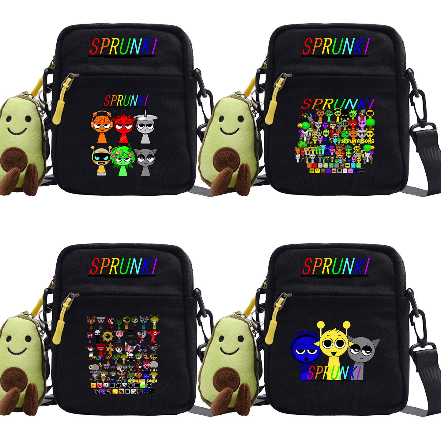 Sprunki周边节奏盒子小方包时尚
