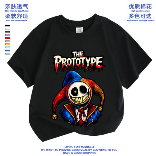 休闲短袖波比的游戏时间衣T恤