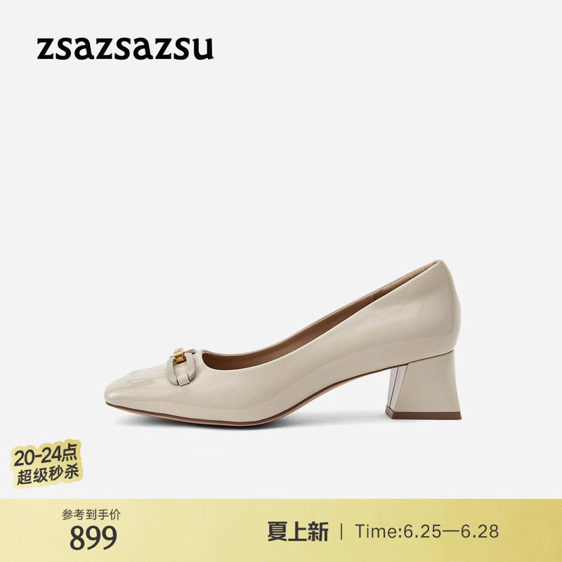 莎莎苏舒适职场通勤百搭女高跟鞋