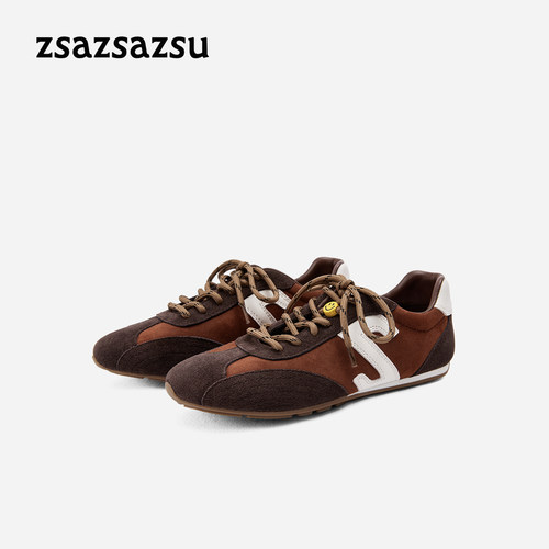 莎莎苏复古薄底运动芭蕾舞德训鞋