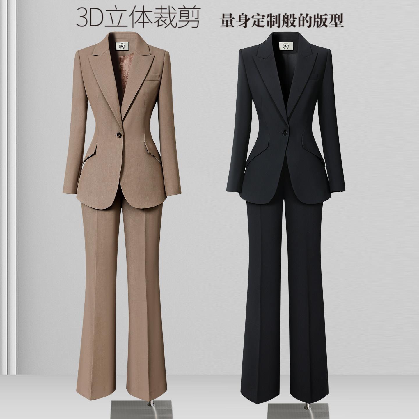 春秋西装套装女气质职业高级感时尚通勤职场上班经理正装西服外套