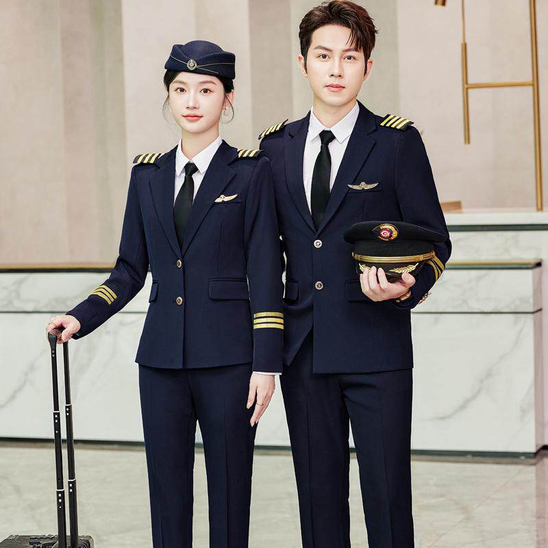 军鼓乐队仪仗队演出服套装女空姐制服乘务员机长保安礼宾西装秋冬