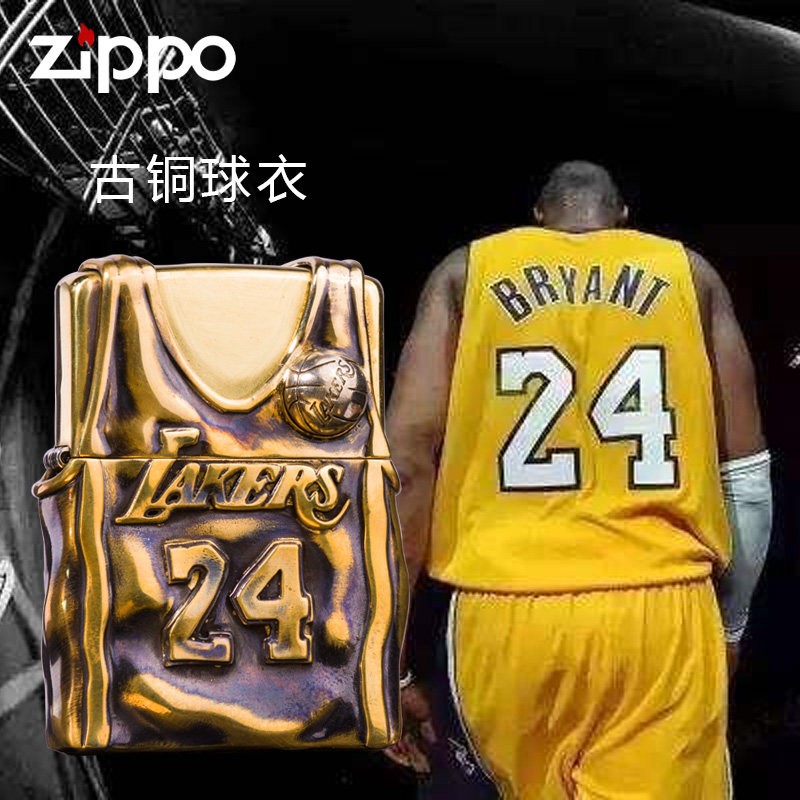 zippo正版原装科比打火机正品芝宝男士纪念款限量版绝版24号