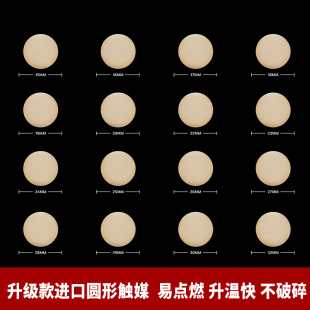 手搓怀炉白金触媒2mm厚片圆形触媒圆触媒26mm底阀炉触媒DIY触媒片