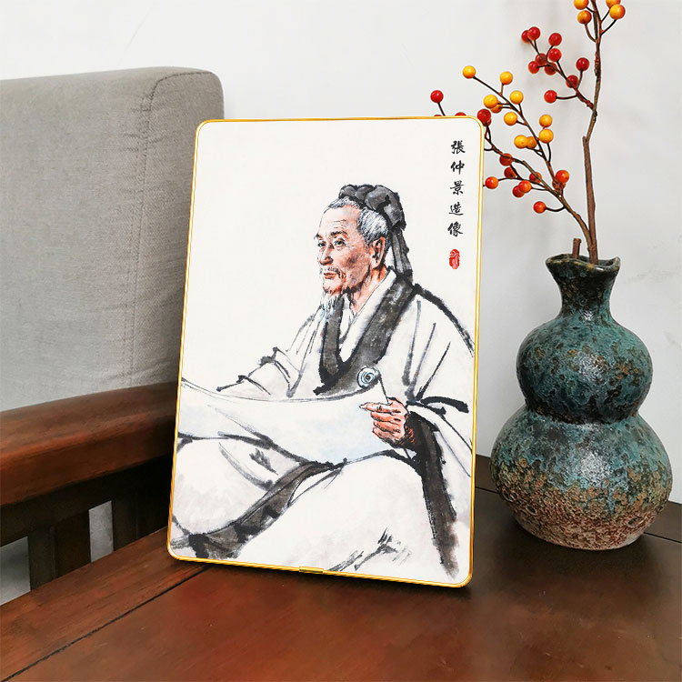 张仲景人物画像桌面摆台